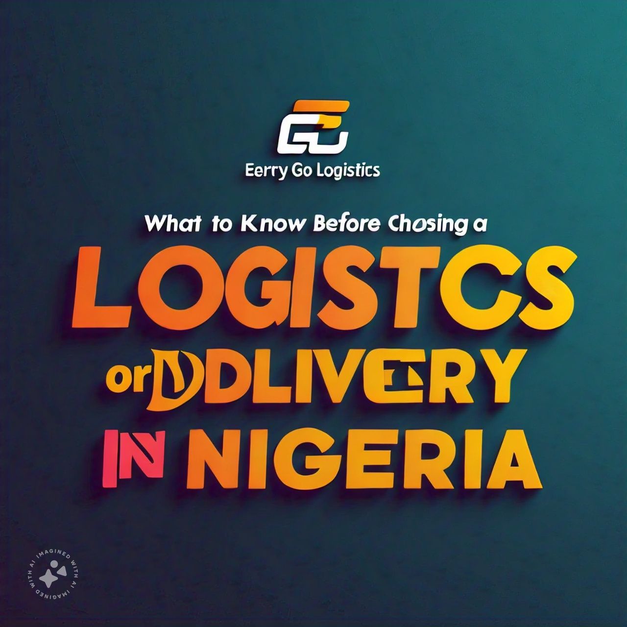 What to Know Before Choosing a Logistics or Delivery Service in Nigeria